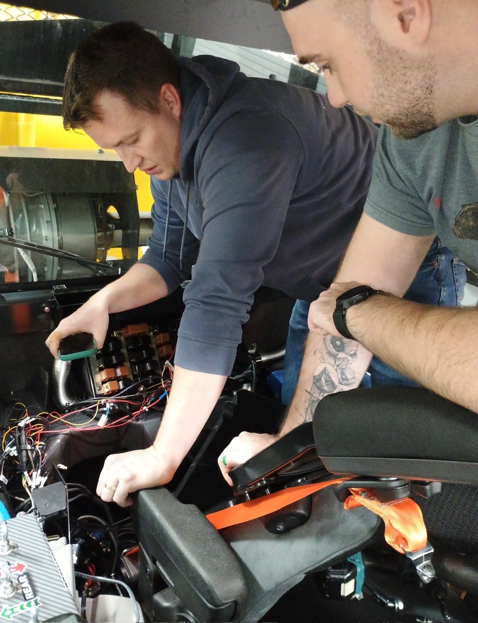Engineers in Cab