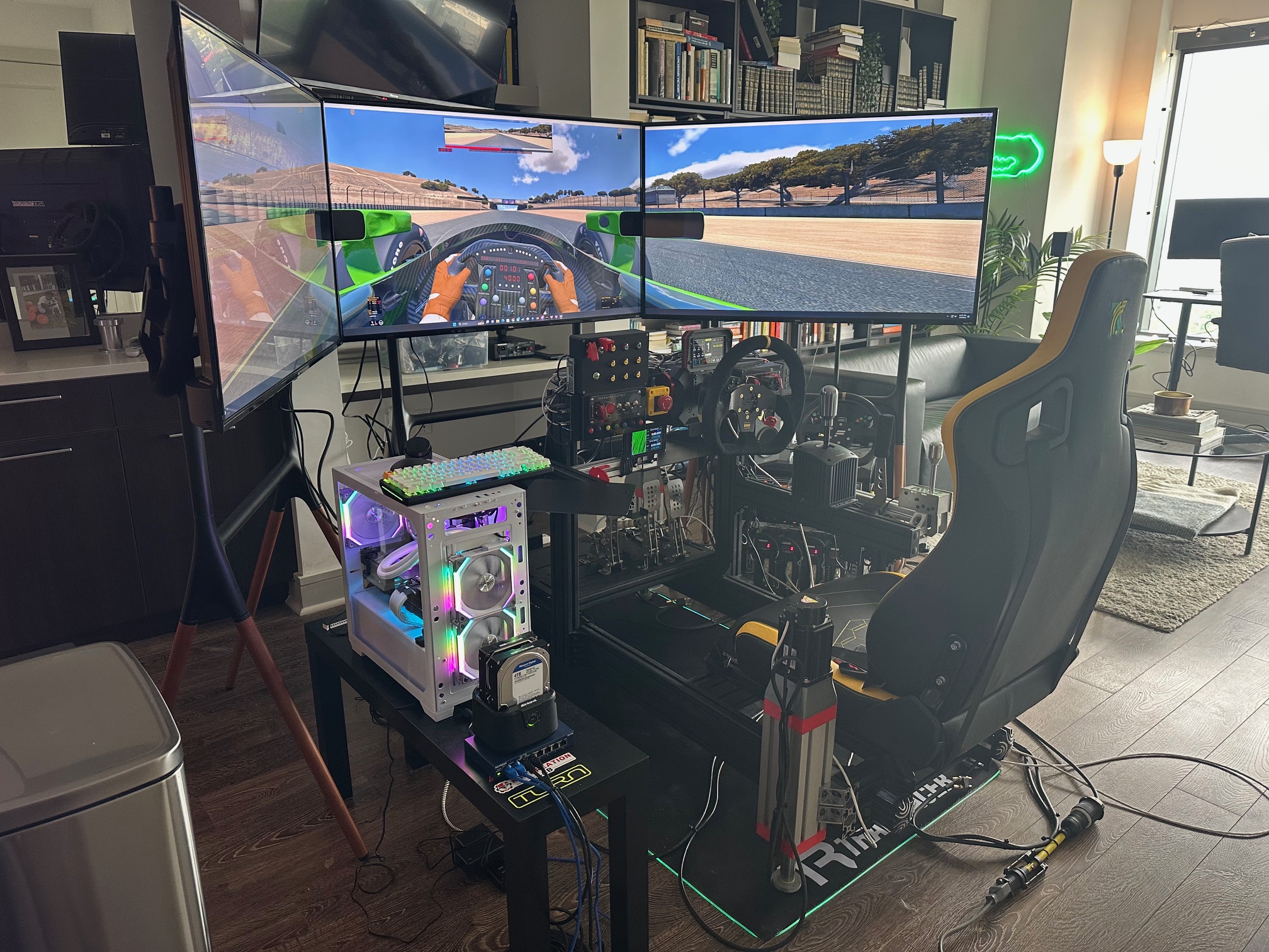 Sim Rig Wide Shot